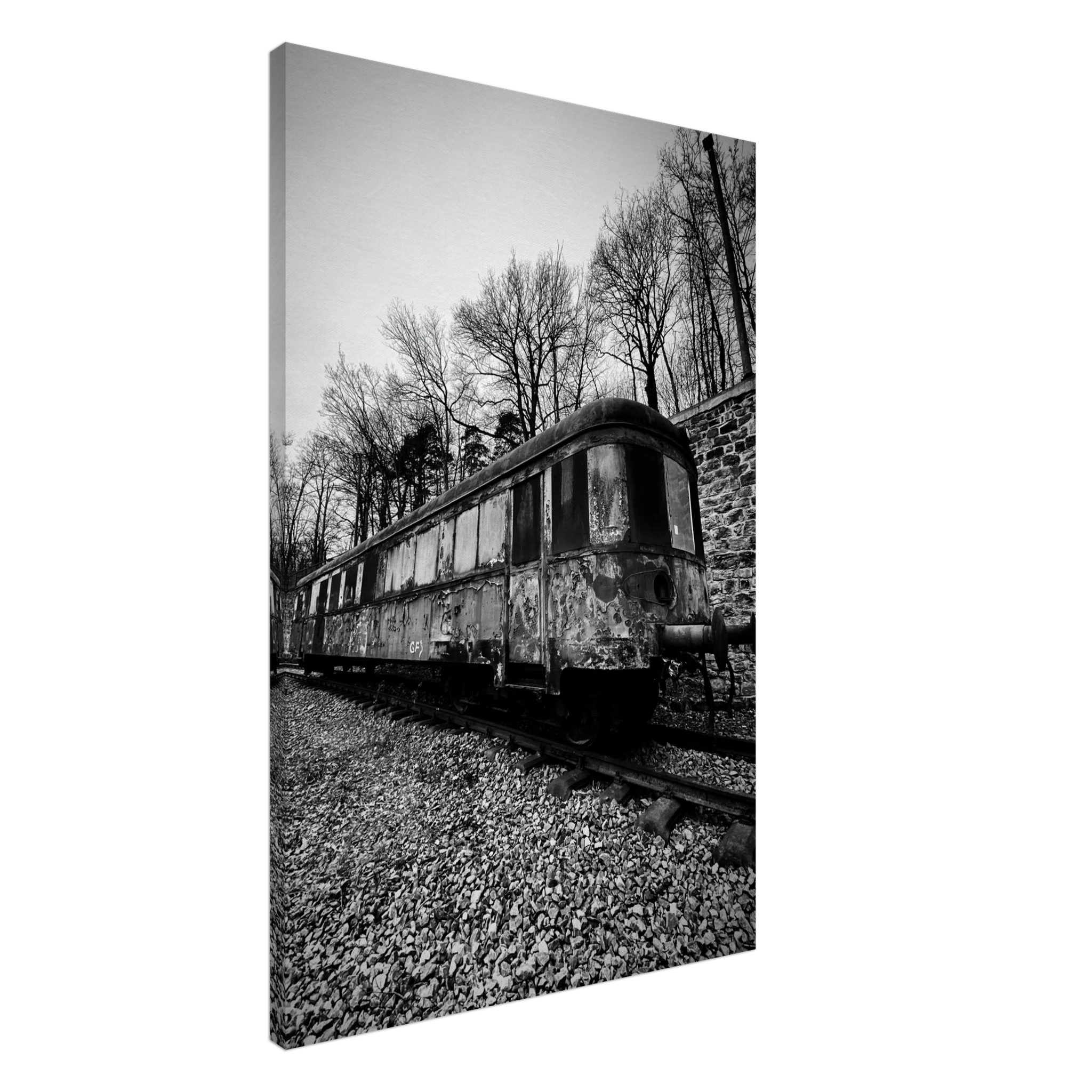 Das Bild "Vergangenheit" auf Leinwand